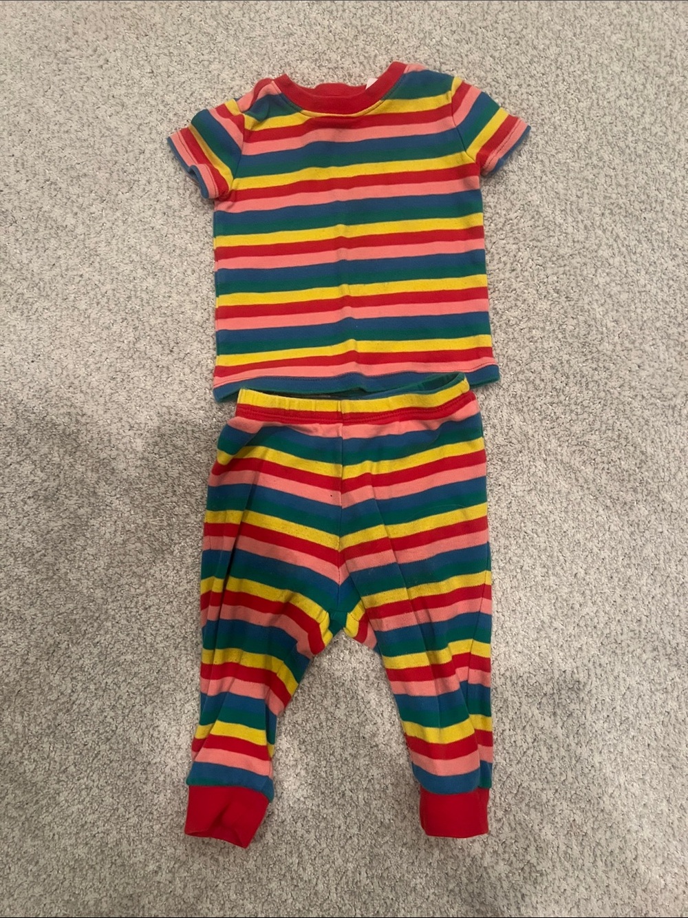 Tucker + Tate Rainbow Stripe Two-Piece Set 6-12 months